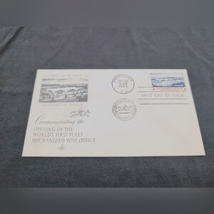 1960 First Mechanical Post Office First Day of Issue Commemorative Envelope